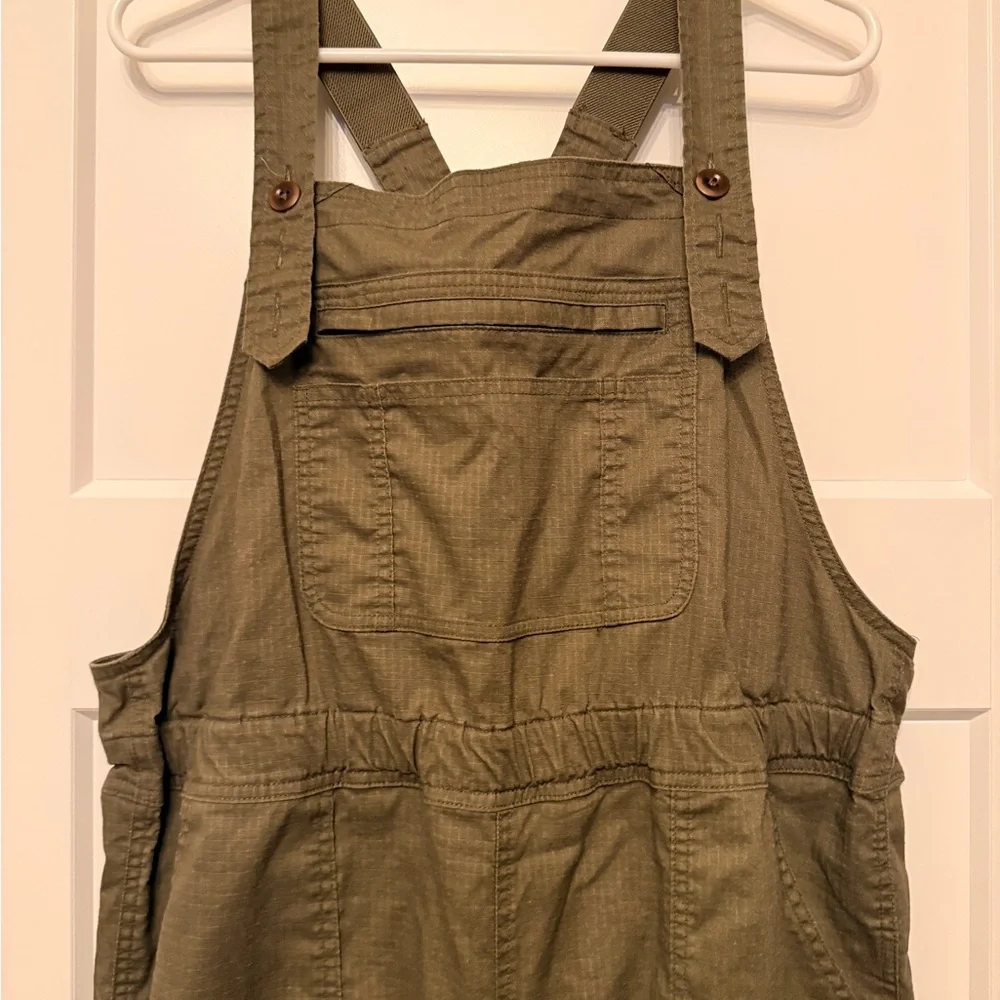 Duluth Trading Co Olive Hemp Overalls - Picture 3 of 5